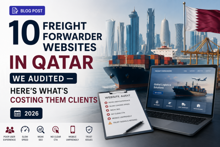 Qatar freight forwarder website audit