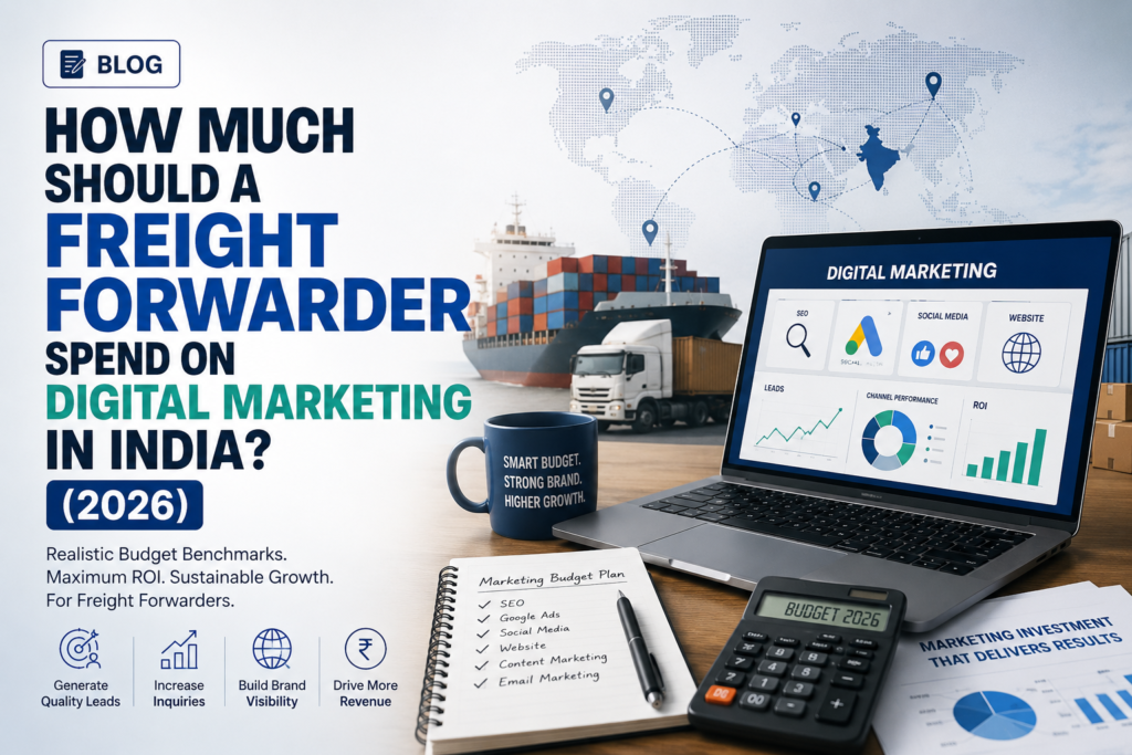 How Much Should a Freight Forwarder Spend on Digital Marketing in India? (2026)