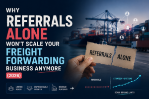 Why Referrals Alone Won’t Scale Your Freight Forwarding Business Anymore (2026)
