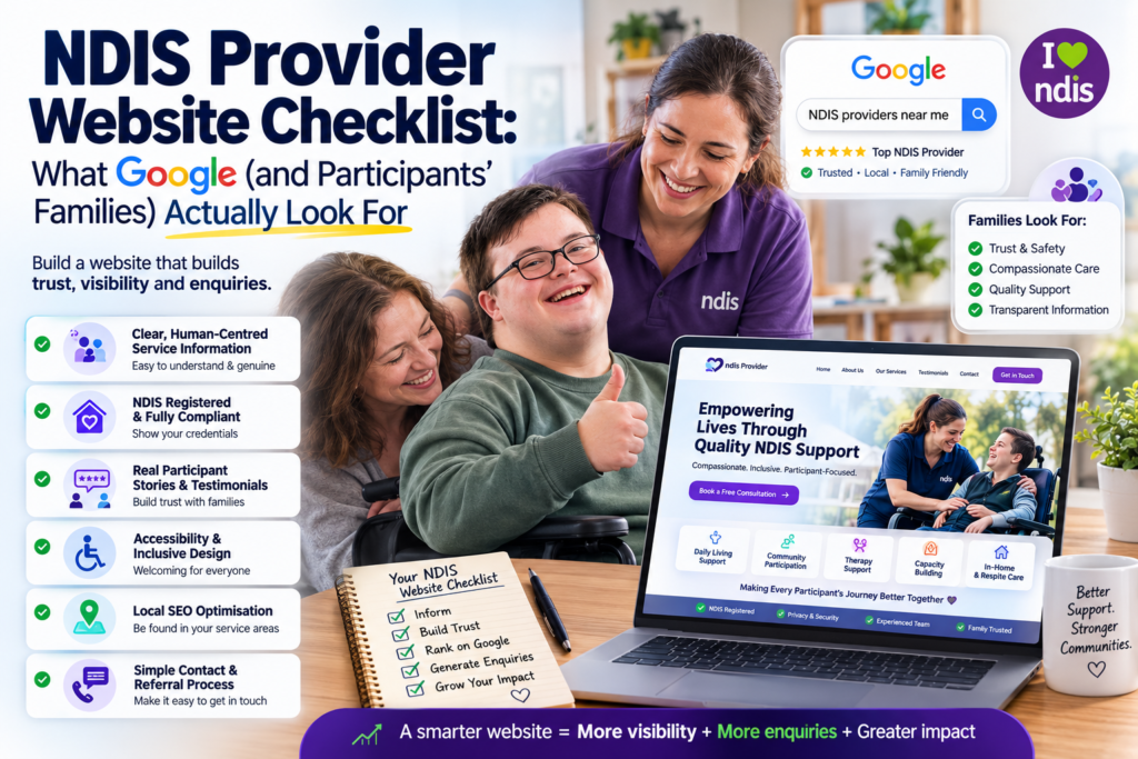 NDIS Provider Website Checklist: What Families & Google Want