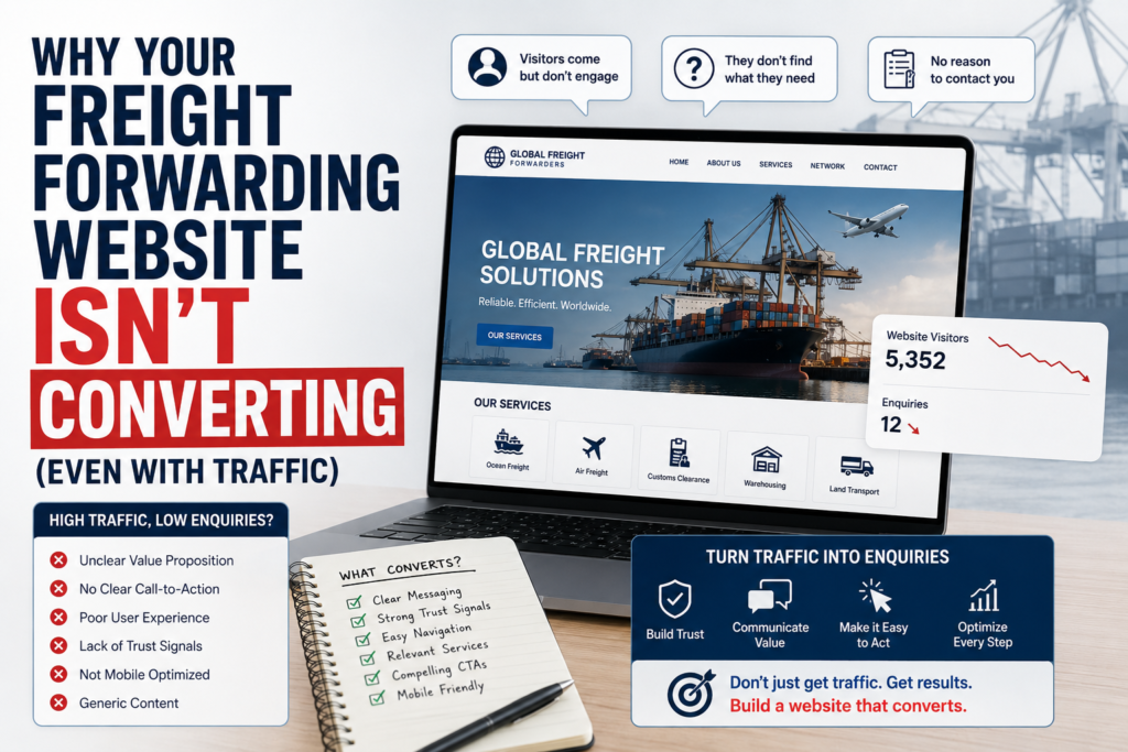 Freight Forwarding Website Not Converting? Here's Why