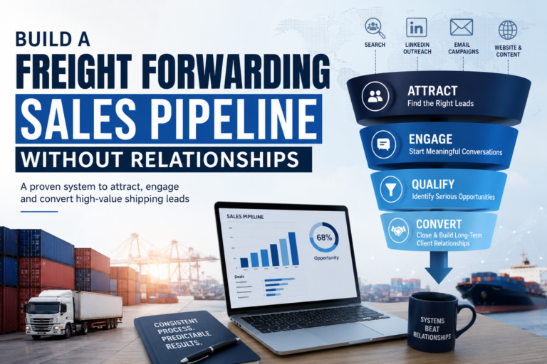 Build a Freight Forwarding Sales Pipeline Without Relationships