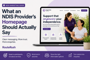 What an NDIS Provider’s Homepage Should Actually Say
