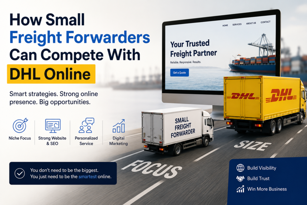 How Small Freight Forwarders Can Compete With DHL Online