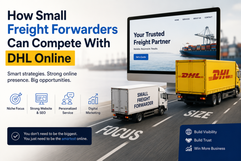 How Small Freight Forwarders Can Compete With DHL Online