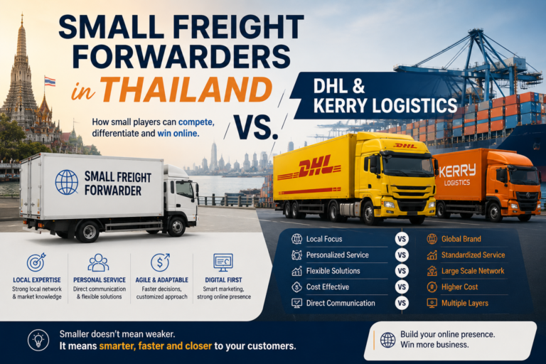 Small Freight Forwarders in Thailand vs. DHL & Kerry Logistics