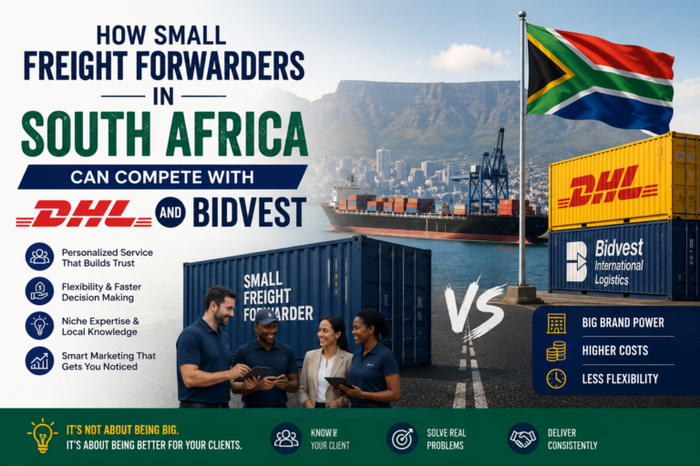 How Small Freight Forwarders in South Africa Can Compete With DHL and Bidvest