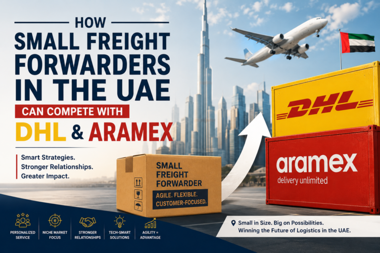 Small Freight Forwarders in UAE vs. DHL & Aramex Online