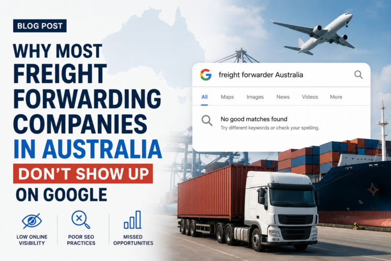Why Most Freight Forwarding Companies in Australia Don't Show Up on Google