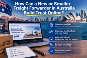 How Smaller Freight Forwarders in Australia Build Trust Online