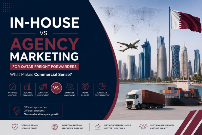In-House vs Agency Marketing for Qatar Freight Forwarders