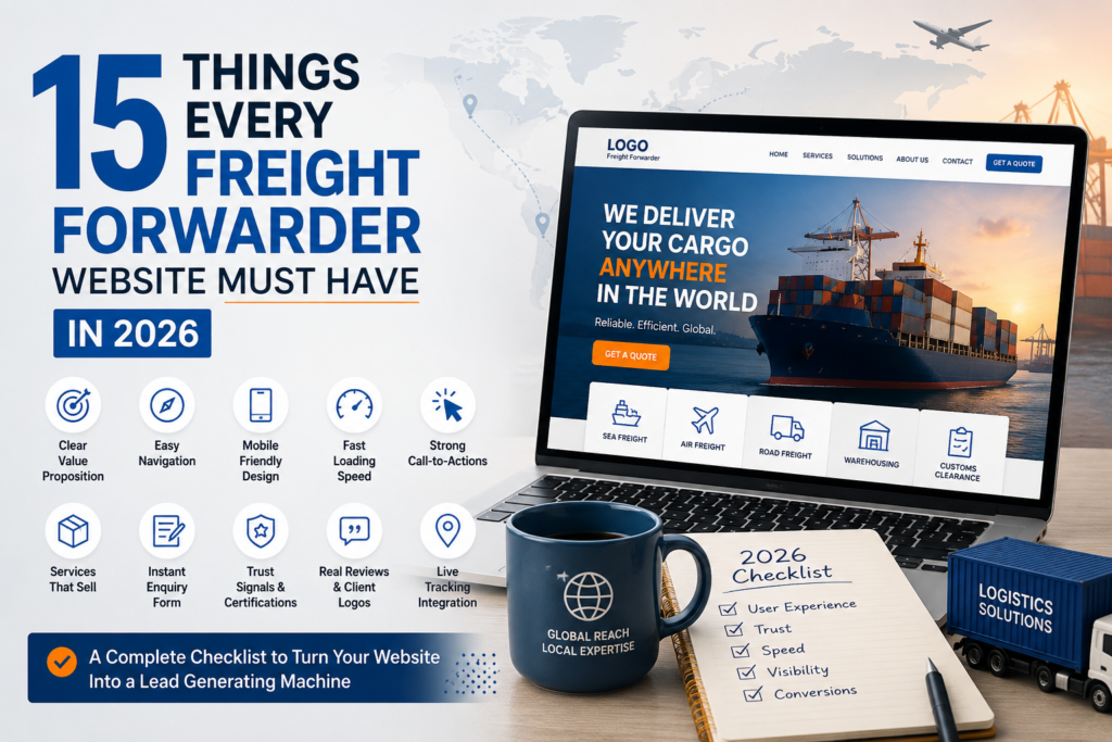 15 Things Every Freight Forwarder Website Must Have in 2026
