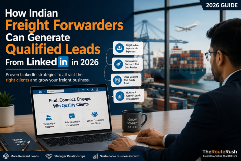 How Indian Freight Forwarders Can Generate Qualified Leads From LinkedIn in 2026