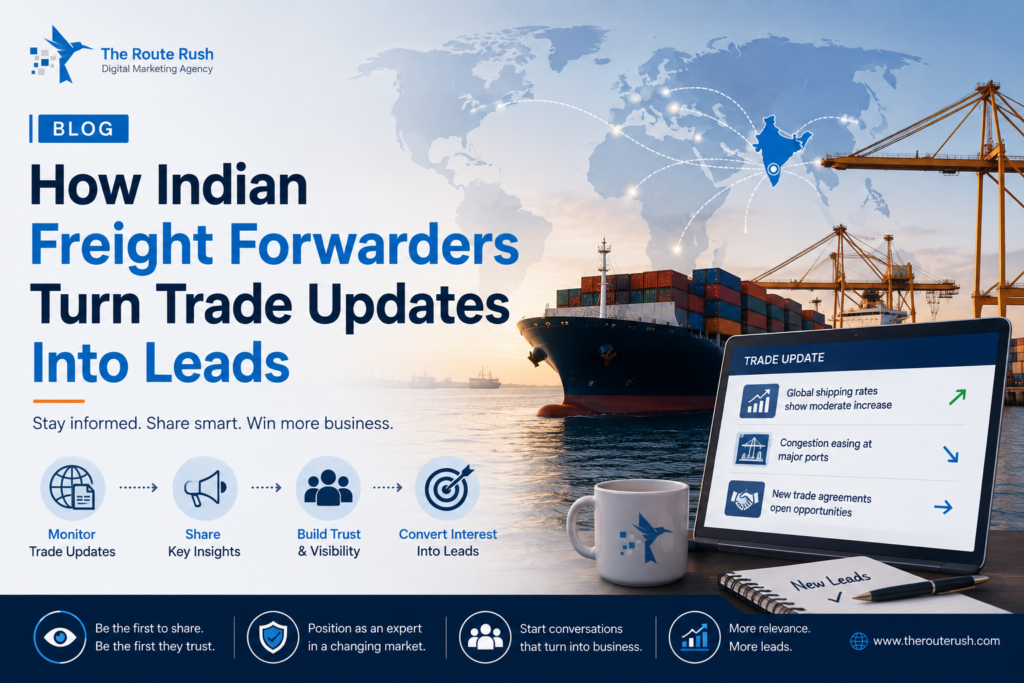 How Indian Freight Forwarders Turn Trade Updates Into Leads