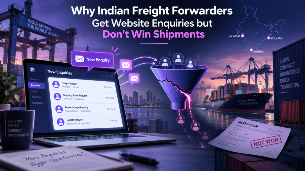 Why Indian Freight Forwarders Lose Website Enquiries