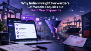 Why Indian Freight Forwarders Lose Website Enquiries