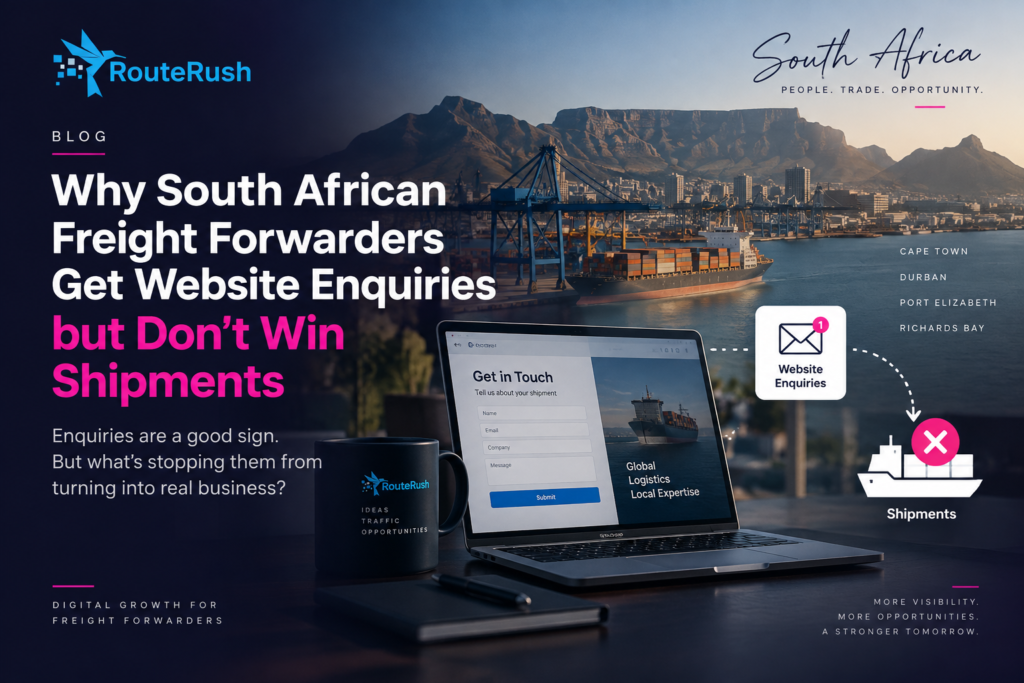 Why South African Freight Forwarders Lose Website Enquiries