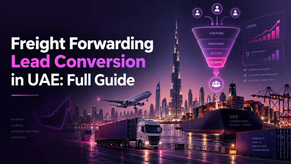 Freight Forwarding Lead Conversion in UAE: Full Guide