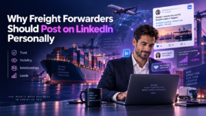 Why Freight Forwarders Should Post on LinkedIn Personally