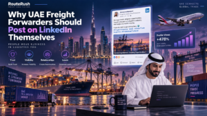 Why UAE Freight Forwarders Should Post on LinkedIn Themselves