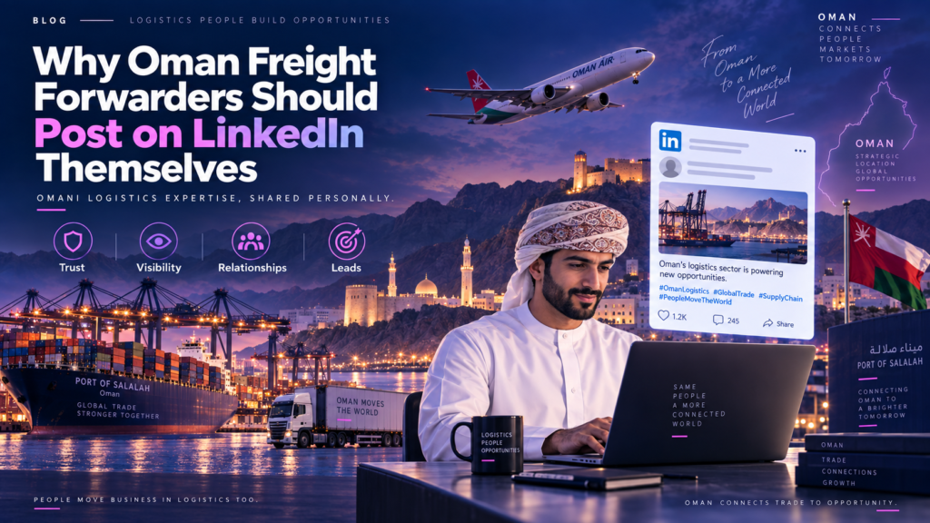 Why Oman Freight Forwarders Should Post on LinkedIn Themselves