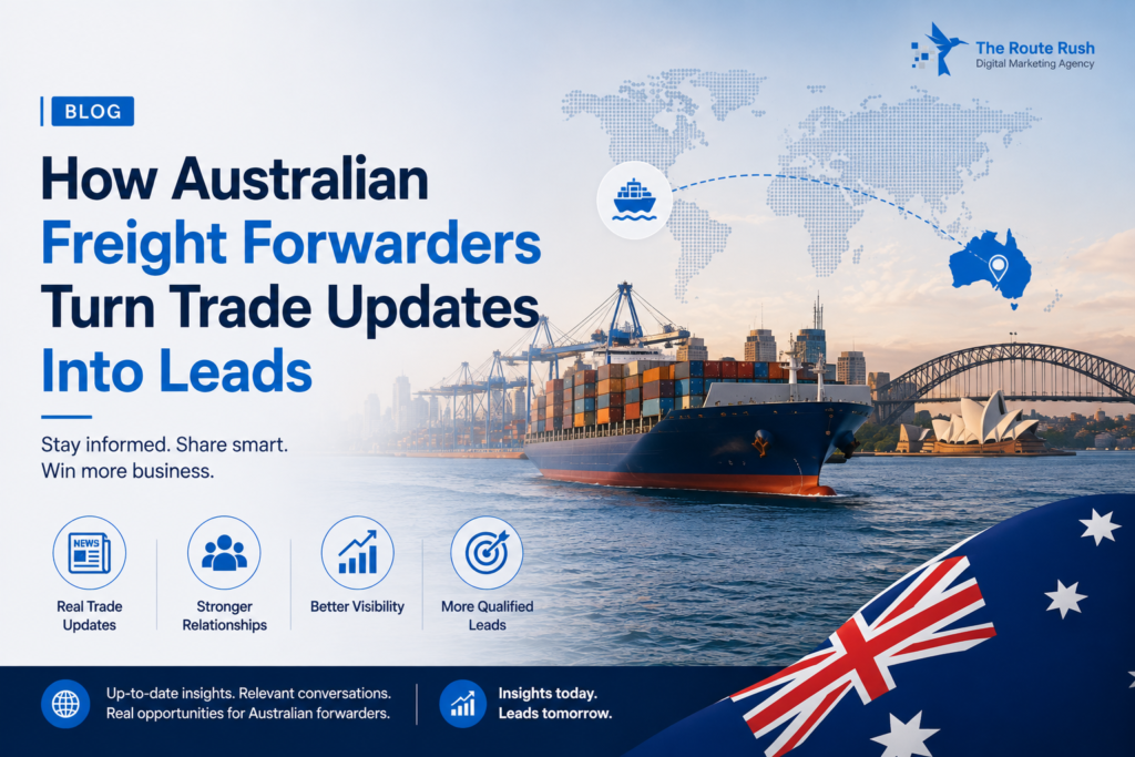 How Australian Freight Forwarders Turn Trade Updates Into Leads