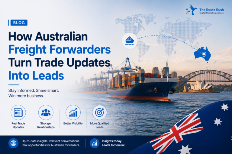 How Australian Freight Forwarders Turn Trade Updates Into Leads