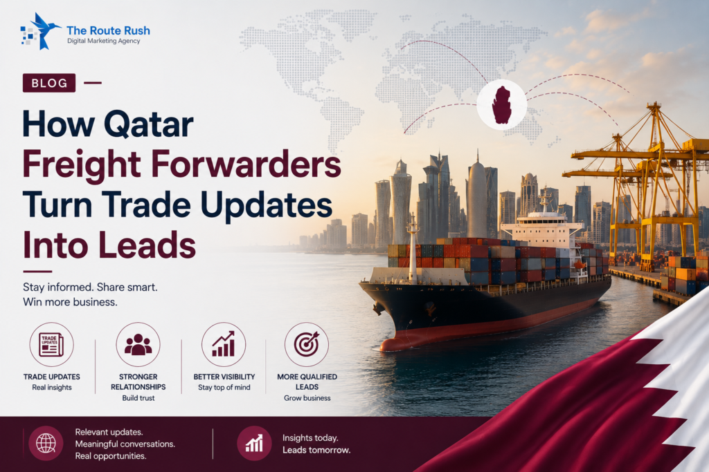 How Qatar Freight Forwarders Turn Trade Updates Into Leads