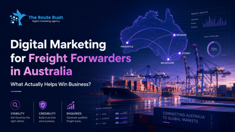 Digital Marketing for Freight Forwarders Australia | RouteRush