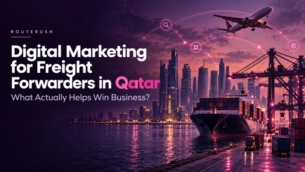 Digital Marketing for Freight Forwarders in Qatar | RouteRush