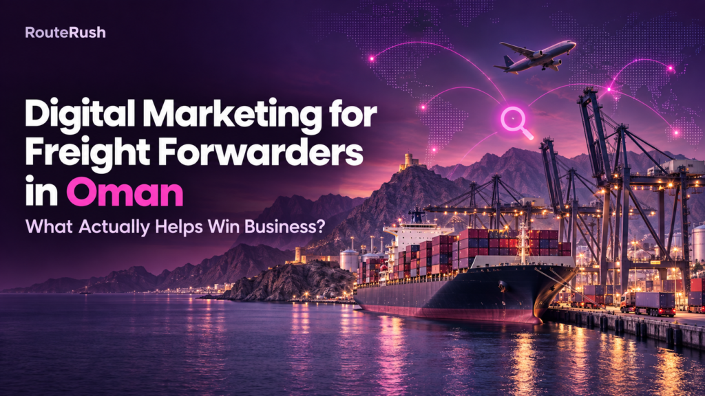 Digital Marketing for Freight Forwarders in Oman | RouteRush