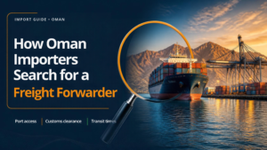 how Oman importers search for a freight forwarder