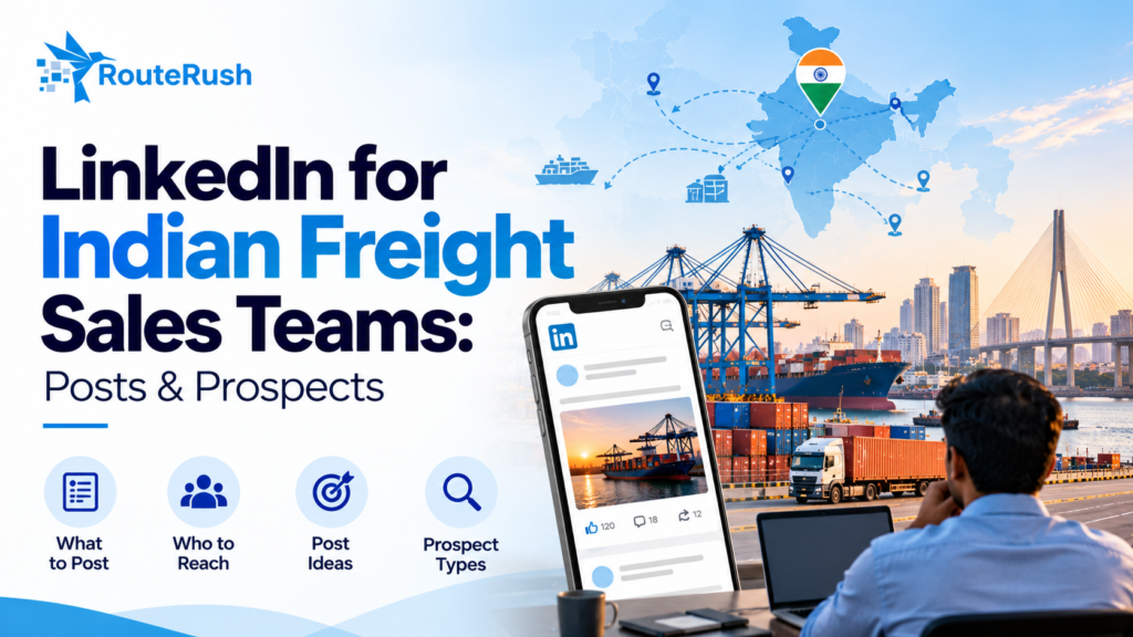 LinkedIn for Indian Freight Sales Teams: Posts & Prospects
