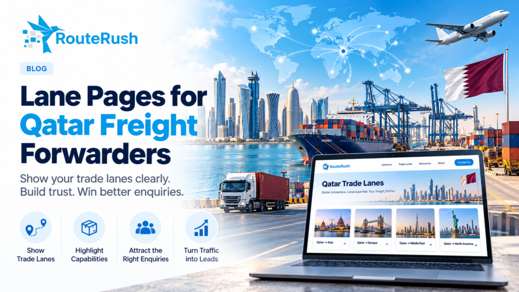 Lane Pages for Qatar Freight Forwarders
