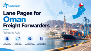 Lane Pages for Oman Freight Forwarders